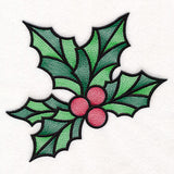 Stained Glass Christmas Accents - Holly & Berries