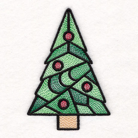 Stained Glass Christmas Accents - Tree