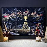 Magical Christmas Evening Scene Panel 2