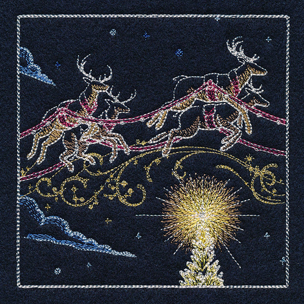 Magical Christmas Evening Scene Panel 2