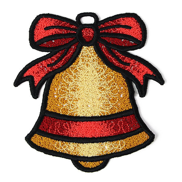 Christmas Charms Ornament - Bell (Lace)
