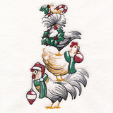 Christmas Chicken Stack Etching