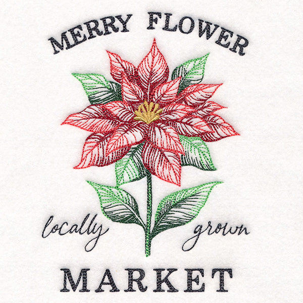 Merry Flower Market Sign