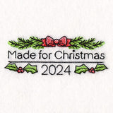 Made for Christmas 2024 Label