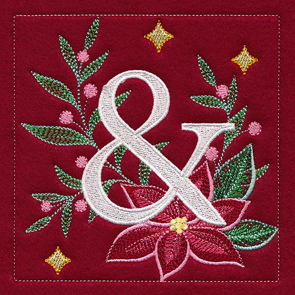 Christmas Merry & Bright Ampersand