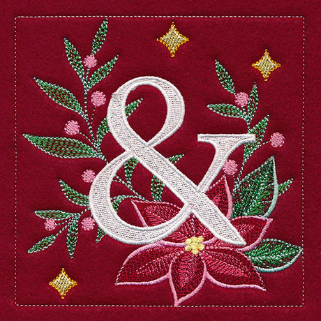 Christmas Merry & Bright Ampersand