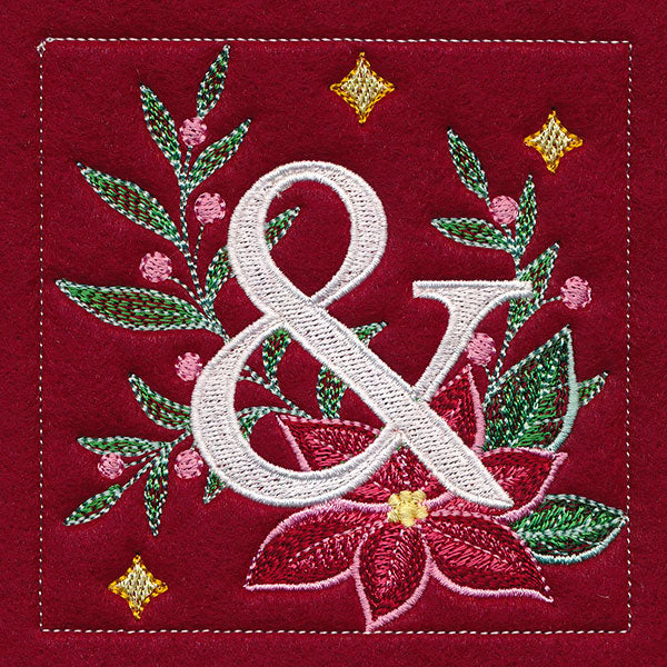Christmas Merry & Bright Ampersand