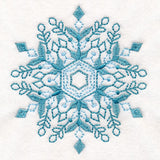 Textured & Delicate Snowflake 1