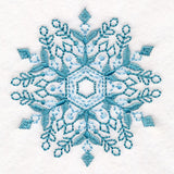 Textured & Delicate Snowflake 1