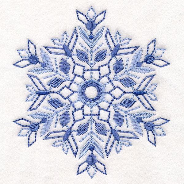 Textured & Delicate Snowflake 2