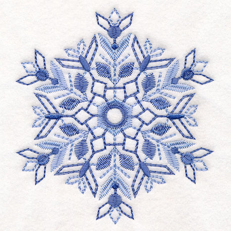 Textured & Delicate Snowflake 2