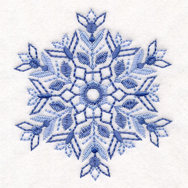 Textured & Delicate Snowflake 2