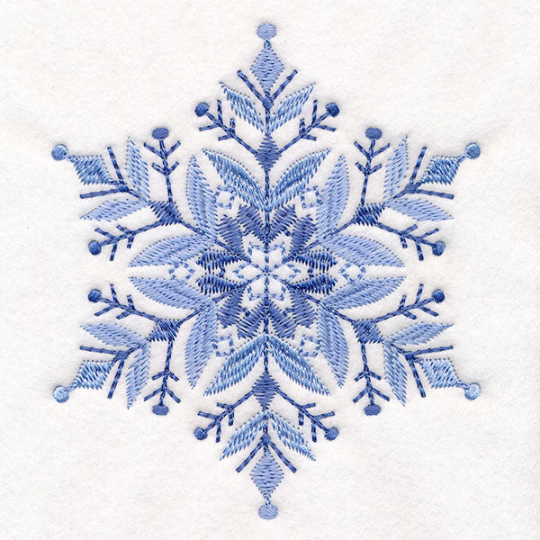 Textured & Delicate Snowflake 3