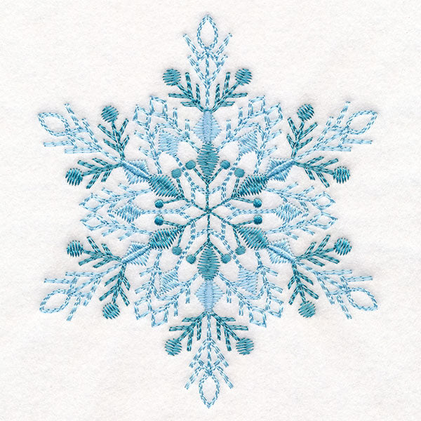 Textured & Delicate Snowflake 5