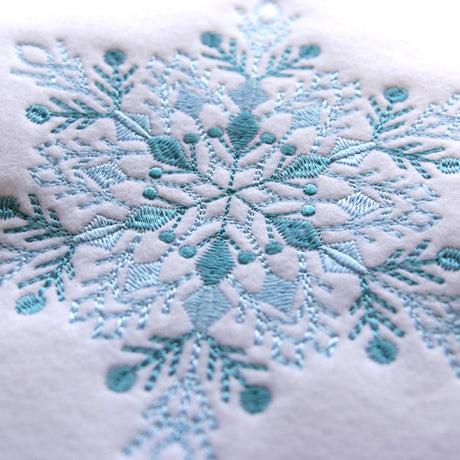 Textured & Delicate Snowflake 5