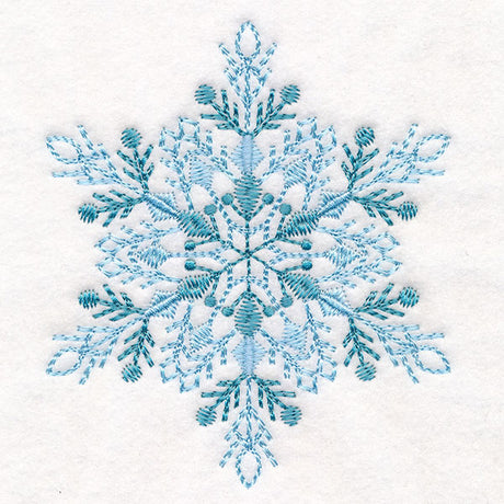 Textured & Delicate Snowflake 5