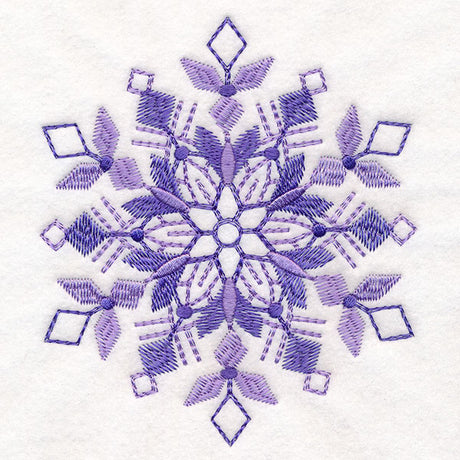 Textured & Delicate Snowflake 6