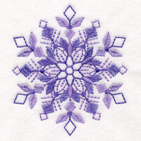 Textured & Delicate Snowflake 6