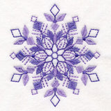 Textured & Delicate Snowflake 6