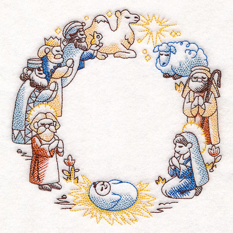 Nativity Wreath