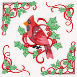 Merry Textures Holly Swirls Corner