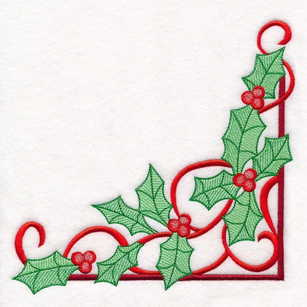 Merry Textures Holly Corner