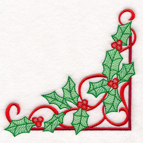 Merry Textures Holly Corner