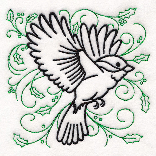 Happy Holly Chickadee