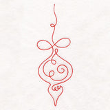 Continuous  Linework Christmas Borders - Ornament