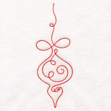 Continuous  Linework Christmas Borders - Ornament