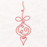 Continuous  Linework Christmas Borders - Ornament