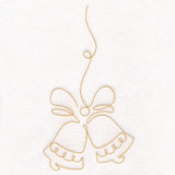 Continuous  Linework Christmas Borders - Bells