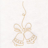 Continuous  Linework Christmas Borders - Bells