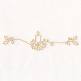 Continuous Linework Christmas Borders - Candle