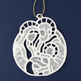 Nativity Treasures  Ornament - Holy Family (Lace)