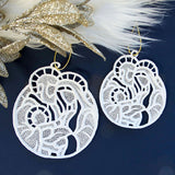 Nativity Treasures  Ornament - Holy Family (Lace)