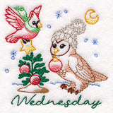 Owl & Cardinal Decorating on Wednesday