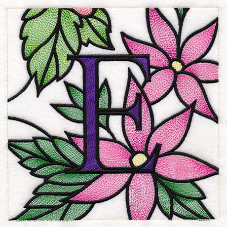 Spring into Home Flower Squares - E