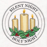 Silent Night Candle Stamp