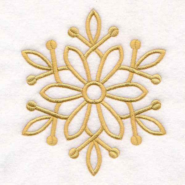 Elegance in Winter Snowflake 1