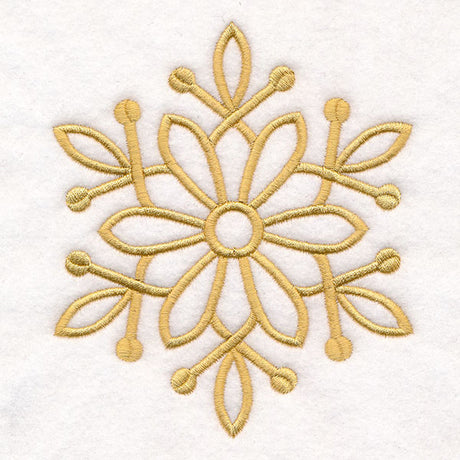 Elegance in Winter Snowflake 1