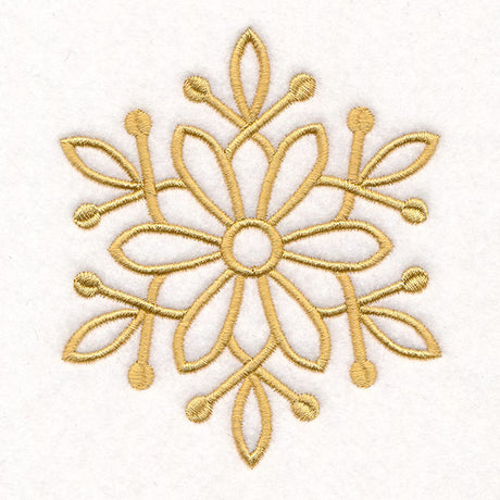 Elegance in Winter Snowflake 1