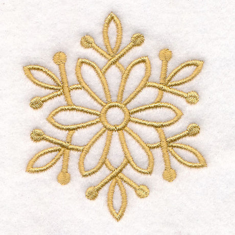 Elegance in Winter Snowflake 1