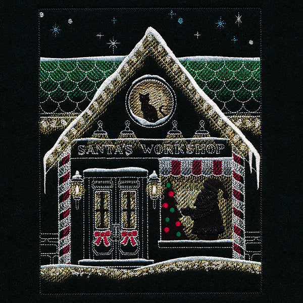 Santa's Workshop Panel Scene 2