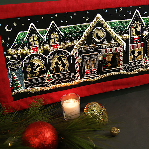 Santa's Workshop Panel Scene 2