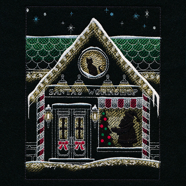 Santa's Workshop Panel Scene 2