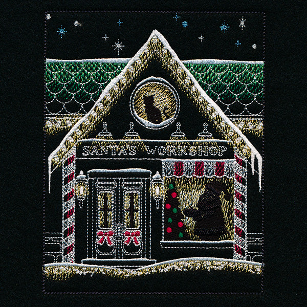 Santa's Workshop Panel Scene 2