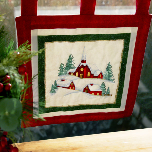 Snowy Church Landscape