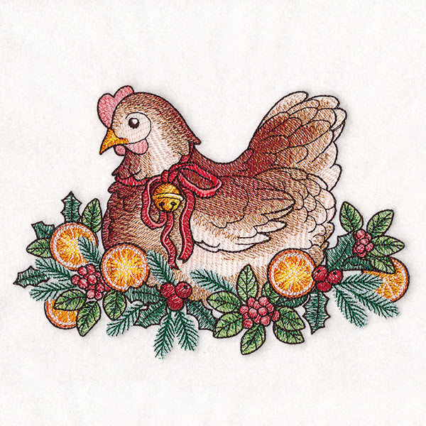 Merry Christmas Chicken Nest