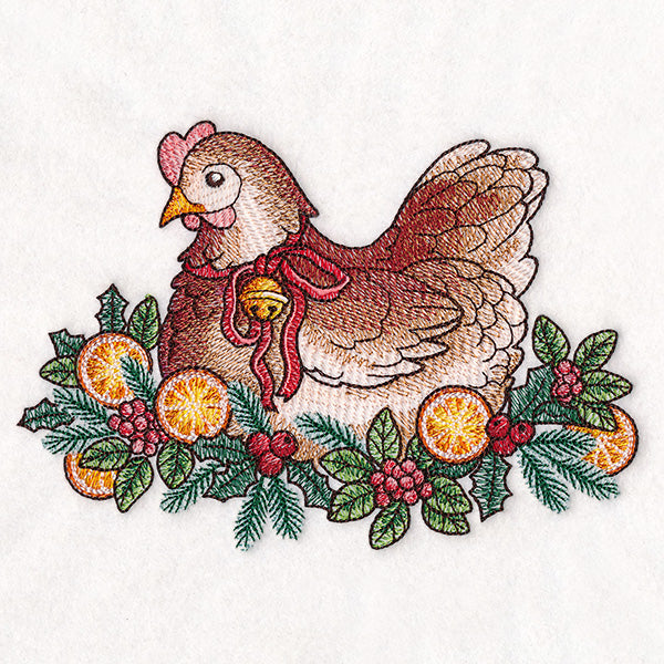 Merry Christmas Chicken Nest